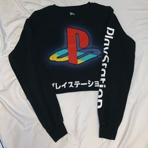 PlayStation cropped long sleeve shirt 🎮
